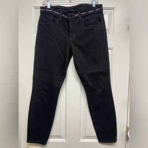 Joe’s denim. Black cropped. Limited edition beading at belt line…size 29